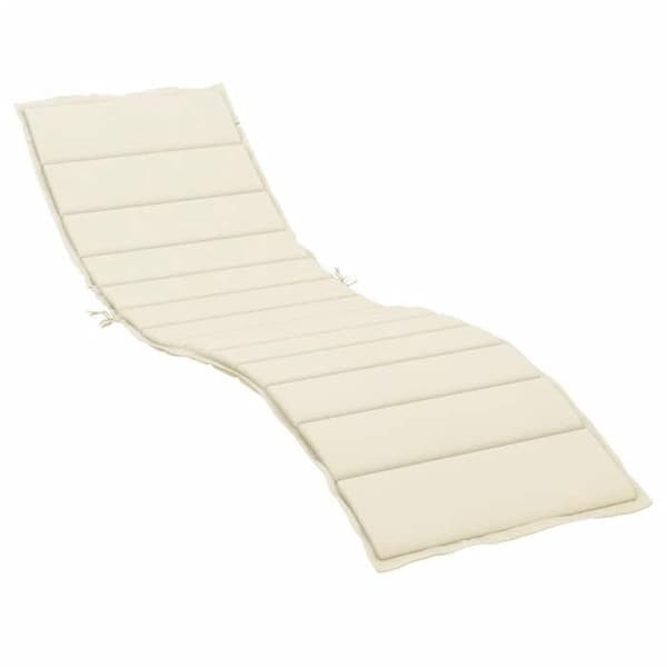 Maison Exclusive - Stolar med långsittande kuddar Oxford tyg (100% polyester) Kräm Grädde