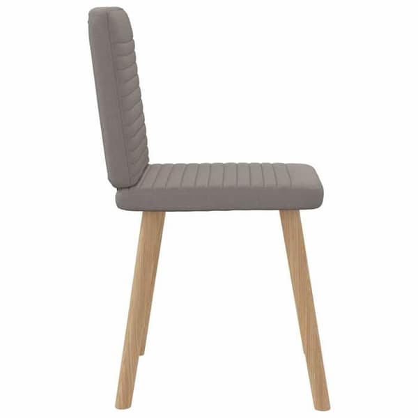 Maison Exclusive - Matstolar set om 4 taupe tyg