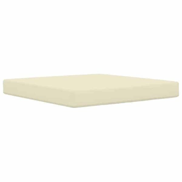 Utomhus soffkudde - EXKLUSIV HEM - 80 x 80 cm - Polyester - Skumfyllning - Dragkedja - Krämfärgad Grädde