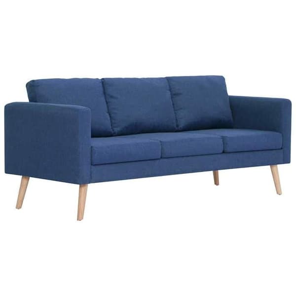 Maison Exclusive - Sæt af 2 stk. sofa i blå stof Blå