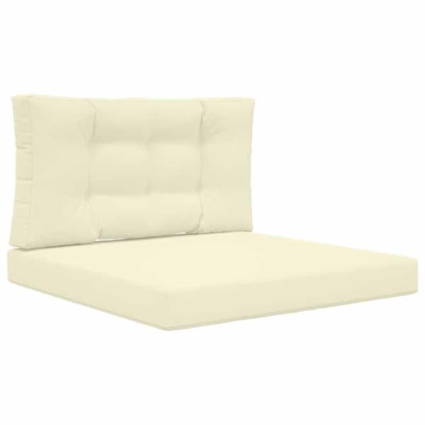 Maison Exclusive - Utomhussoffkudde Polyester Kräm 80 x 80 cm Grädde