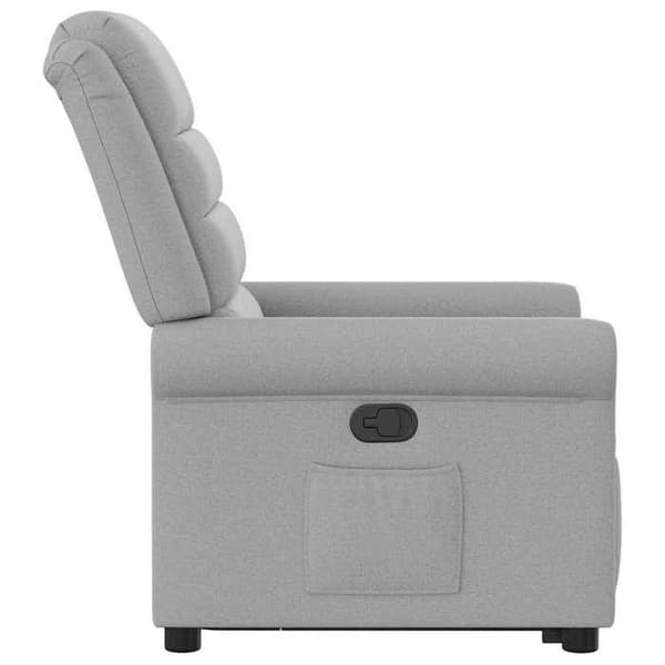 Maison Exclusive - Grå moln tyg reclinerfåtölj grått moln