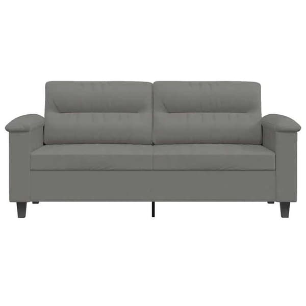 Maison Exclusive - 2-personers sofa i mørkegrå 140 cm mikrofiberstof