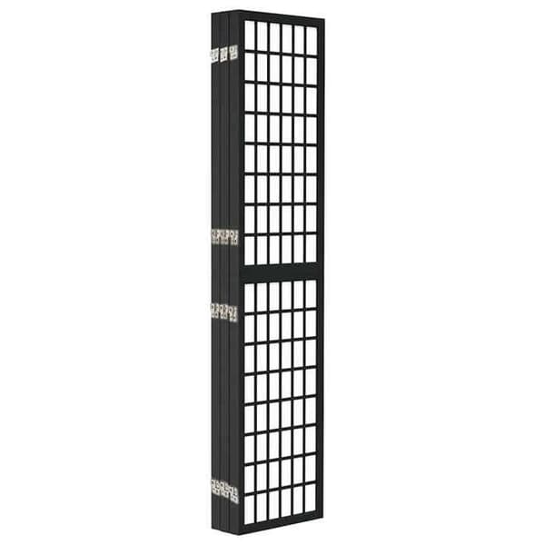 Maison Exclusive - Foldbar skillevæg 6 paneler 240x170 cm Sort Svart