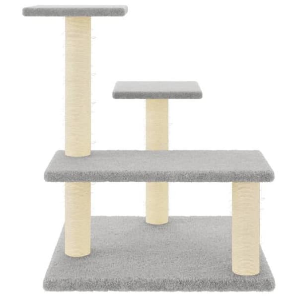 Maison Exclusive - Kattekradse med lys grå sisal 61 cm