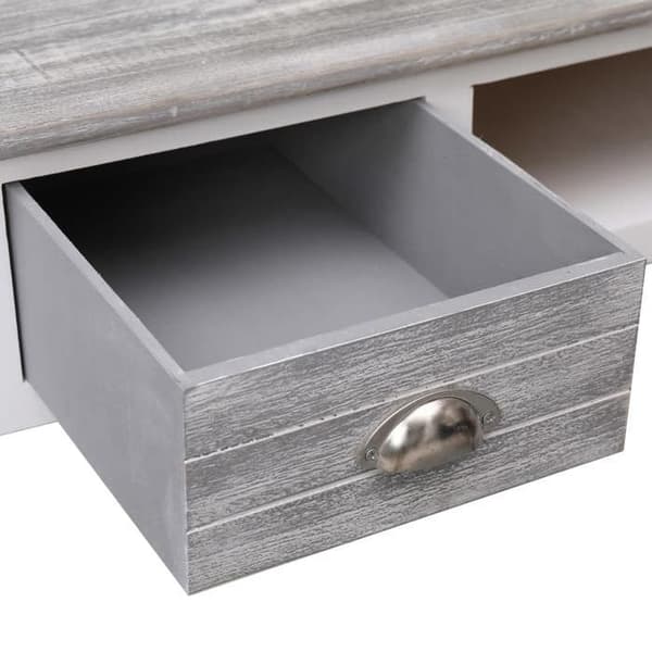 Maison Exclusive - Grått skrivbord 110x45x76 cm Trä grå