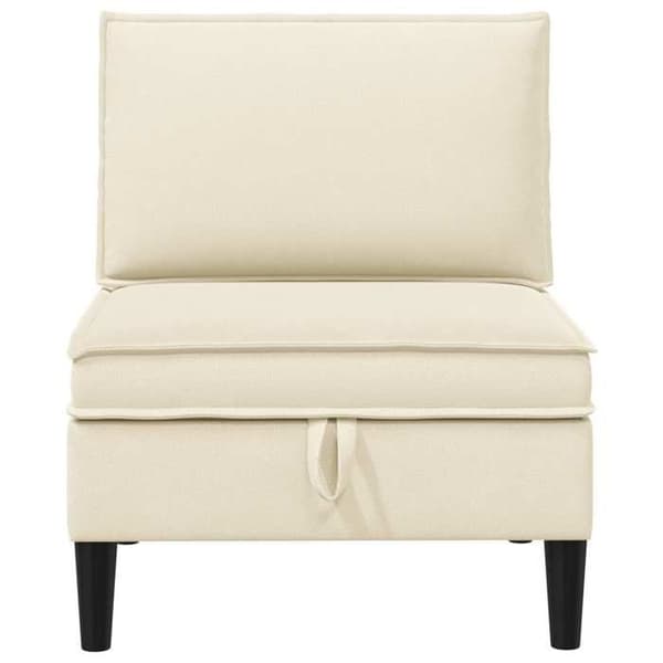 Maison Exclusive - Central sofa med opbevaring Creme Velour