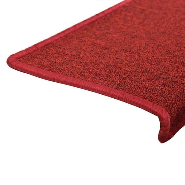 Maison Exclusive - Trappe tæppe 30 stykker 65 x 21 x 4 cm Rød rektangulær kant