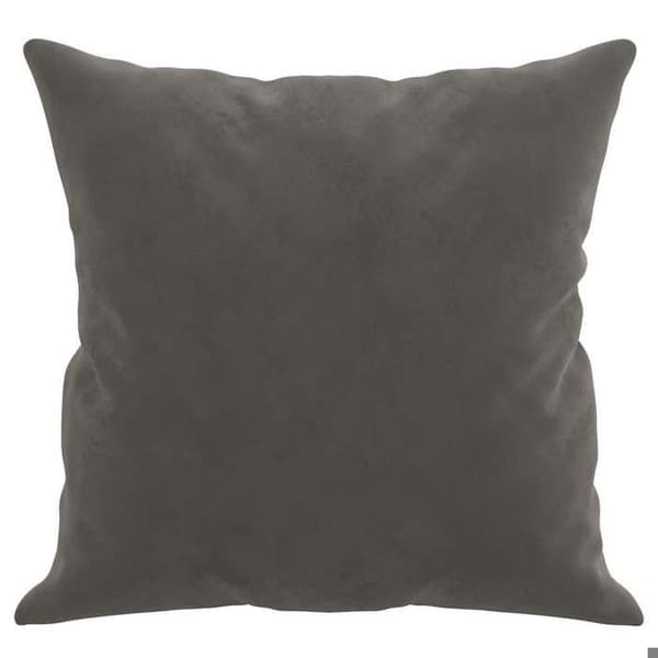 Maison Exclusive - Dekorative puder sæt af 2 Mørkegrå 40x40 cm Velour