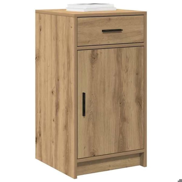 Buffet - EKSKLUSIVT HUS - 40 x 40.5 x 75 cm - Ingeniørtræ - Brun - Leveres samlet