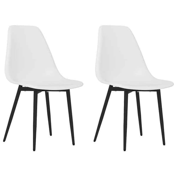 Maison Exclusive - Matstolar set om 2 vita PP