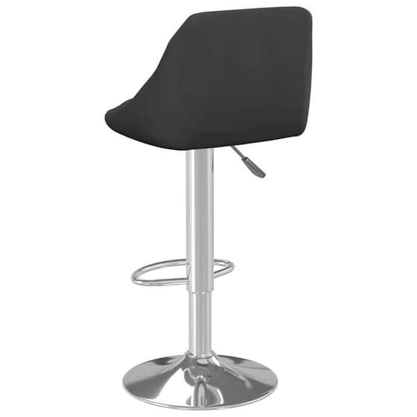 Maison Exclusive - Barstolar set om 2 svart sammet