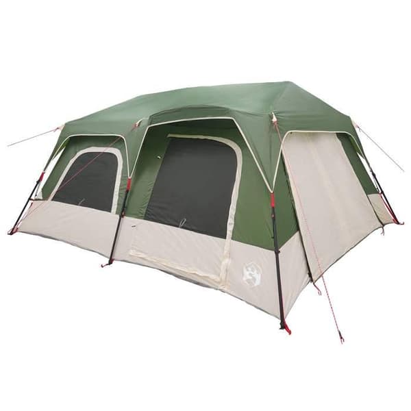 Instanttält - EXKLUSIVT HUS - 10 platser - Polyester 185T PU - Ställning av glasfiber - Snabb montering