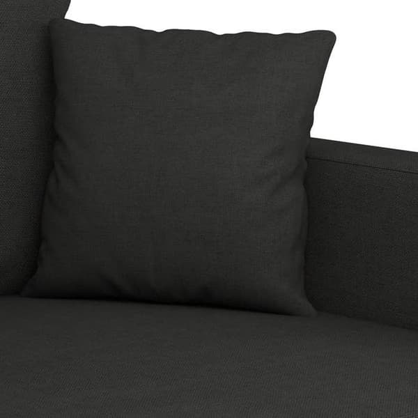 Maison Exclusive - Sæt af 3 sofaer med sorte stofpuder