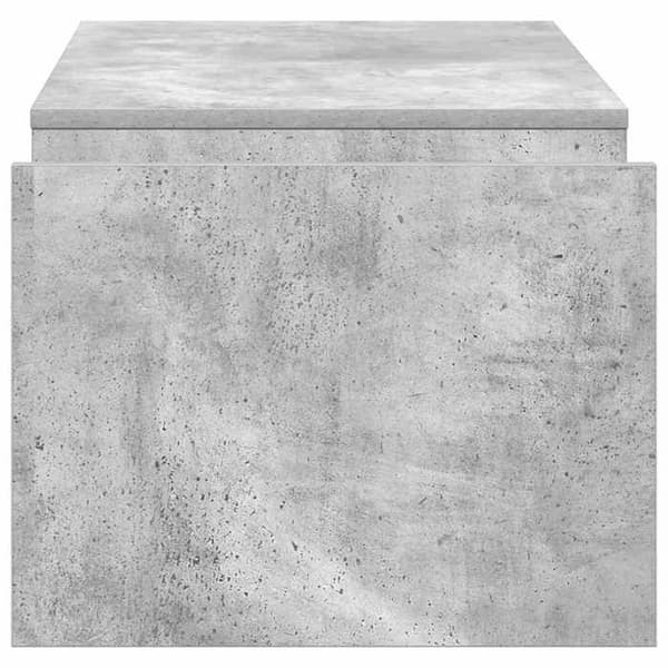 Bord - EKSKLUSIV HUS - 90 x 45 x 35 cm - Beton grå - Ingeniørtræ - Rektangulær Betonggrå
