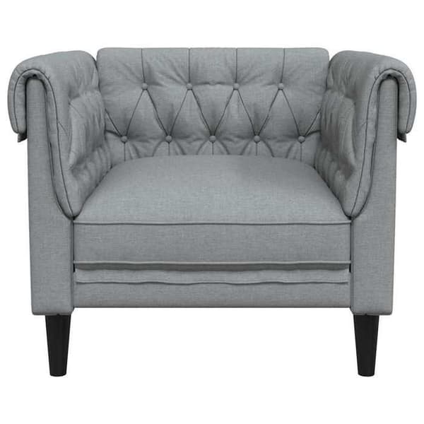 Maison Exclusive - Vaaleanharmaa sohva 78,5 x 74,5 x 74,5 cm Polyesteri