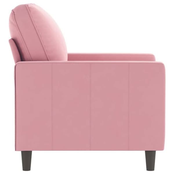 Maison Exclusive - Vaaleanpunainen nojatuoli 60 cm samettia