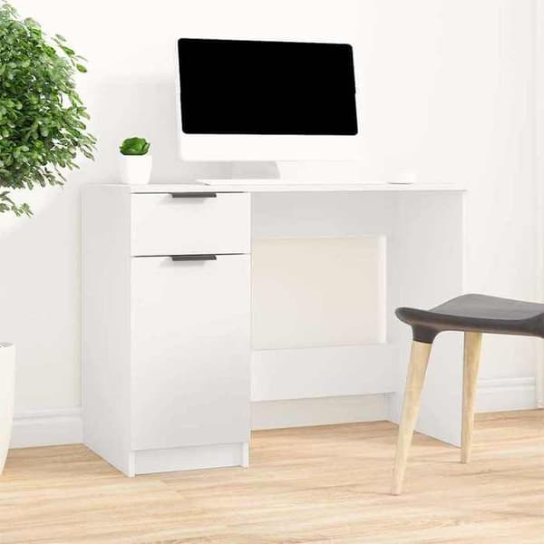 Maison Exclusive - Kontor Vit 100x50x75 cm Ingenjörsträ Vit