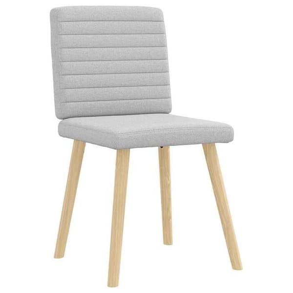 Maison Exclusive - Matstolar set om 2 grå moln tyg