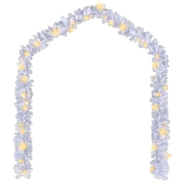 Maison Exclusive - Jouluköynnös LED-valoilla 5 m Valkoinen Vit