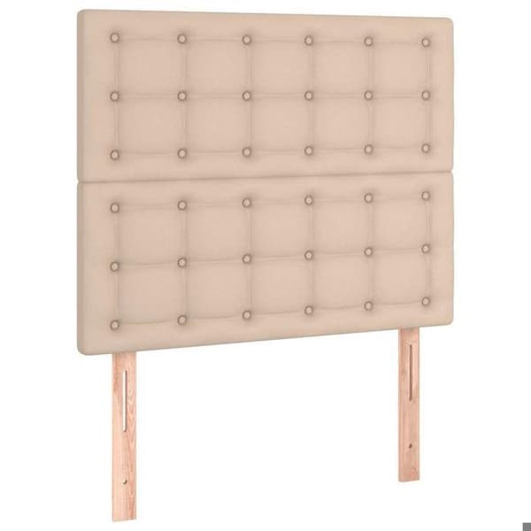 Maison Exclusive - LED Hovedgærde Cappuccino 80x5x118/128 cm Similæder