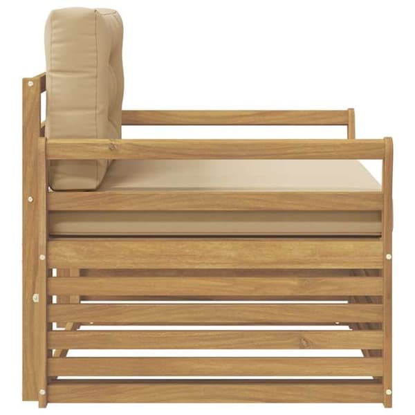 Maison Exclusive - Utomhussoffa Polyester Vit
