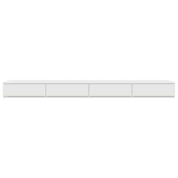 Sengekufferter - EKSKLUSIV HUS - 200 x 36,5 x 16,5 cm - Hvid - Ingeniørtræ - Trykåbning Vit