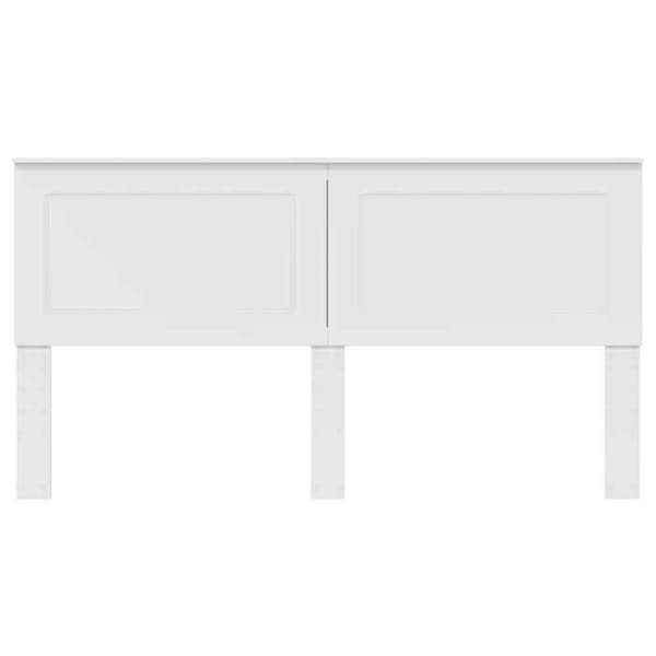 Maison Exclusive - Vit sänggavel 100 cm Ingenjörsträ