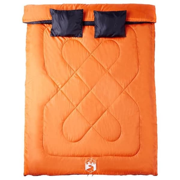 Dobbelt sovepose - EKSKLUSIV HUS - 2 i 1 konvertibel - Vandafvisende - 2 personer - 190T polyester