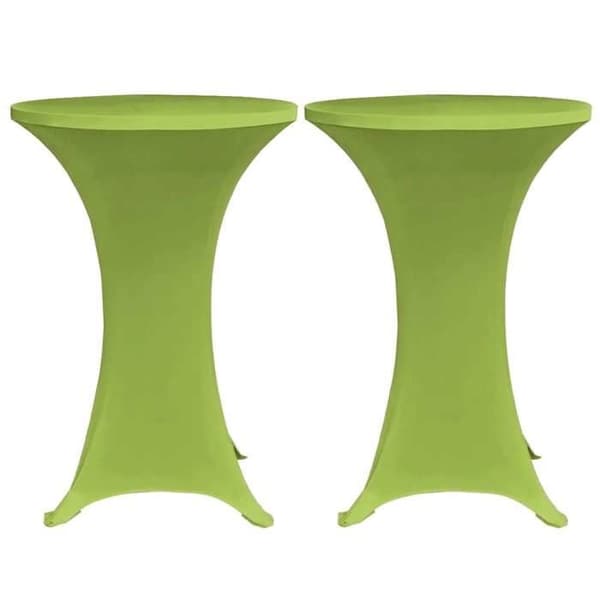 Maison Exclusive - Utsträckbara bordsöverdrag 4 st 70 cm Grön