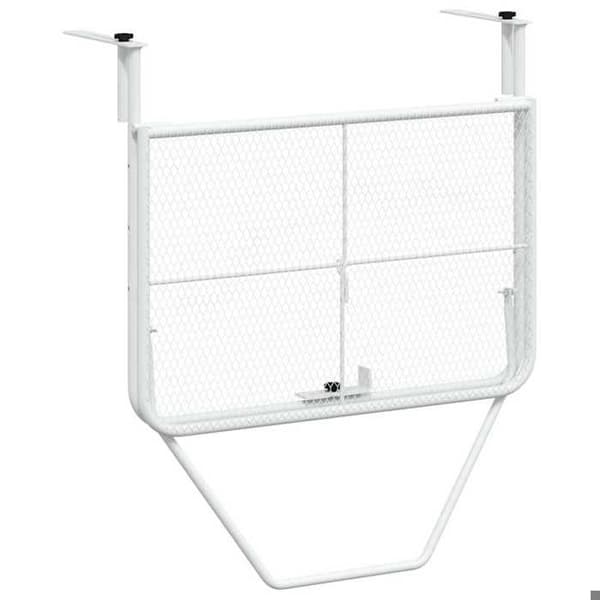 Maison Exclusive - Balkongbord Vit 60x40 cm Stål