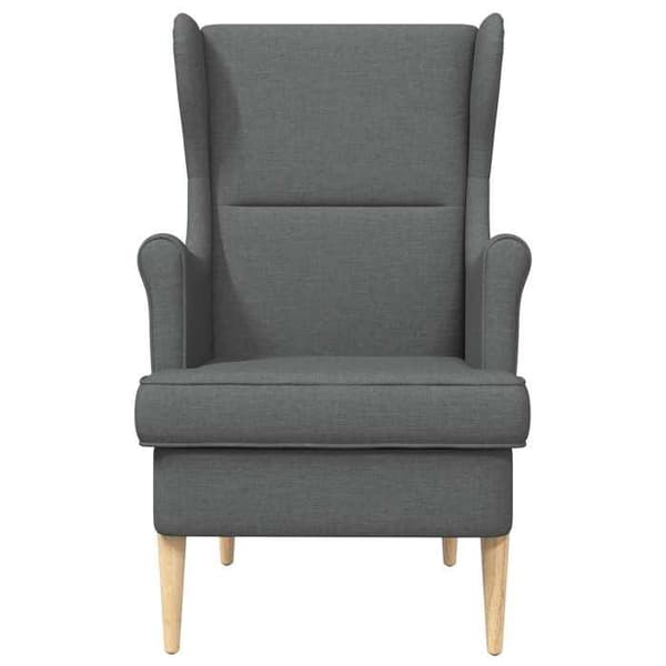 Maison Exclusive - tummanharmaa kangas nojatuoli
