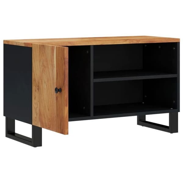 Maison Exclusive - TV-möbel 80x33x46 cm av solid akaciaträ och ingenjörsträ