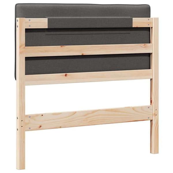 Hovedgærde - EKSKLUSIV HUS - Rektangulær 80 cm - Massivt fyrretræ - Brun og mørkegrå - Leveres samlet Brun och mörkgrå