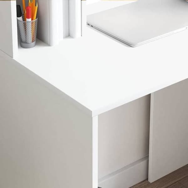 Maison Exclusive - Kontor Vit 91 x 50 x 149 cm Ingenjörsträ Vit
