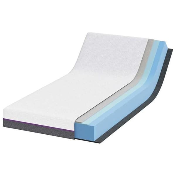 Maison Exclusive - Mellemhård memory skummadras 90 x 190 cm