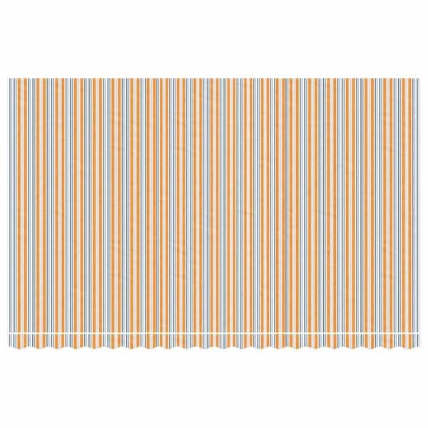 Maison Exclusive - Erstatningstof til orange og blå markise 5x3 m polyester