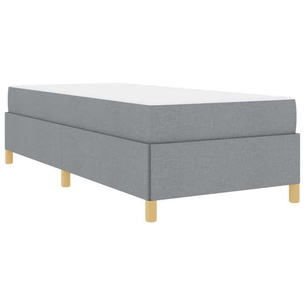 Maison Exclusive - Sängram Ljusgrå 90 x 190 cm tyg