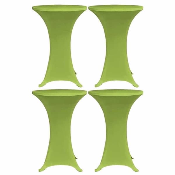 Maison Exclusive - Udtrækkelige borddække 4 stk 60 cm Grøn