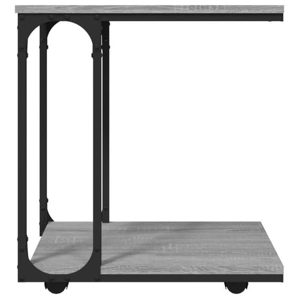 Maison Exclusive - Sonoma grå hjulbord 50x35x55,5 cm