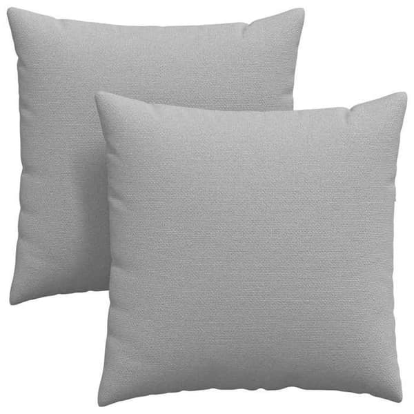 Maison Exclusive - Soffkuddar 2 st tyg Grå moln 60 x 60 cm Molngrå