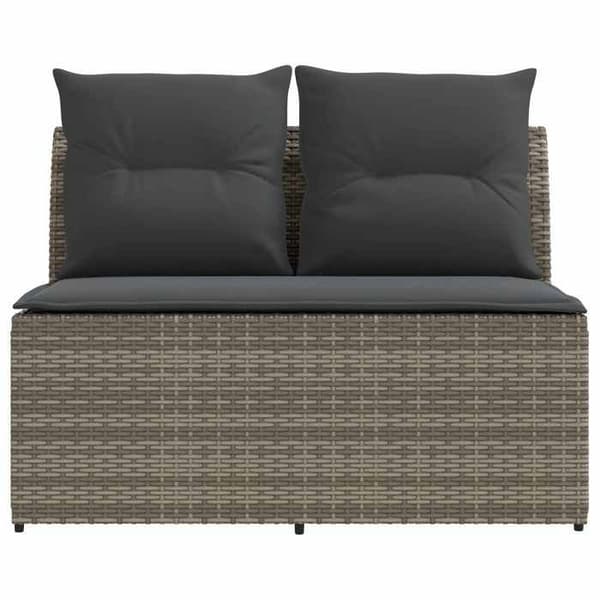 Modulsoffa - EXKLUSIV HEM - Mellan 2 delar - Fällbord - UV-beständig PE-rattan - Pulverlackerad stålram Ej specificerat
