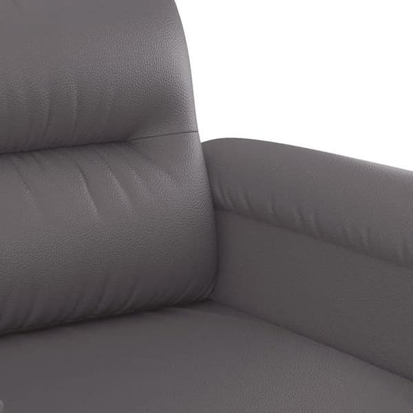 Maison Exclusive - 2-personers sofa Grå 120 cm Syntetisk læder