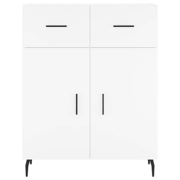 Maison Exclusive - Vit buffé 69,5x34x90 cm ingenjörsträ
