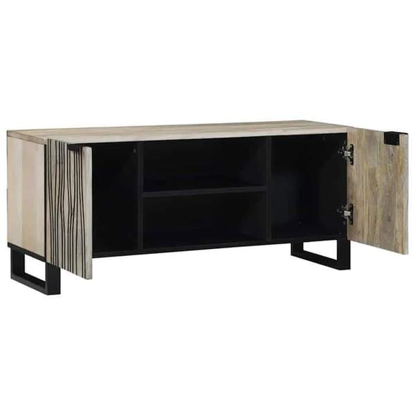 TV-möbel - EXKLUSIV HEM - 105x33x46 cm - Vit - Ingenjörsträ - Väggmontering Vit