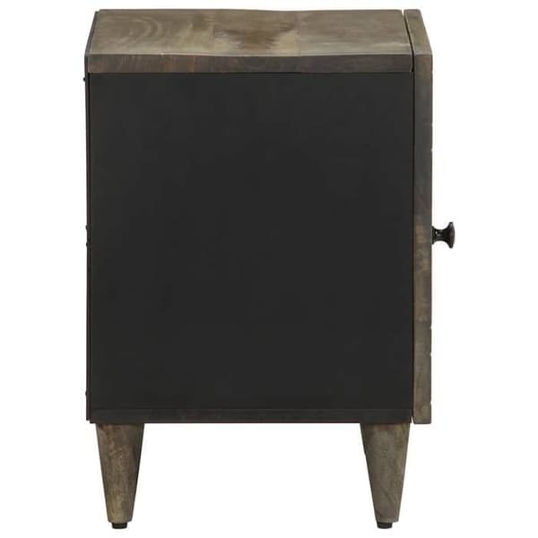Maison Exclusive - 2 stk natborde grå lys 40x33x46 cm solid mangotræ