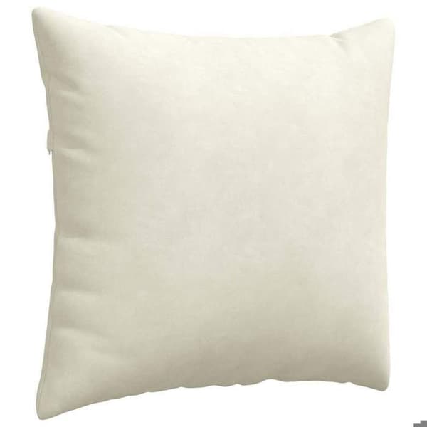 Maison Exclusive - Soffkuddar 2 st Kräm 50 x 50 cm Grädde