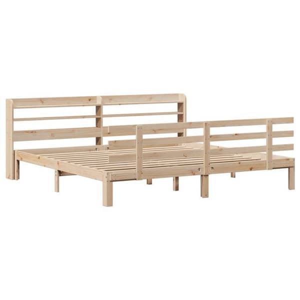 Maison Exclusive - Sängram med huvudgavel utan madrass 200x200 cm