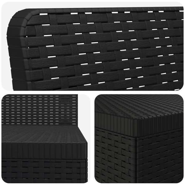Maison Exclusive - 7 Hengen Rottinkinen Puutarhatuoli Anthracite