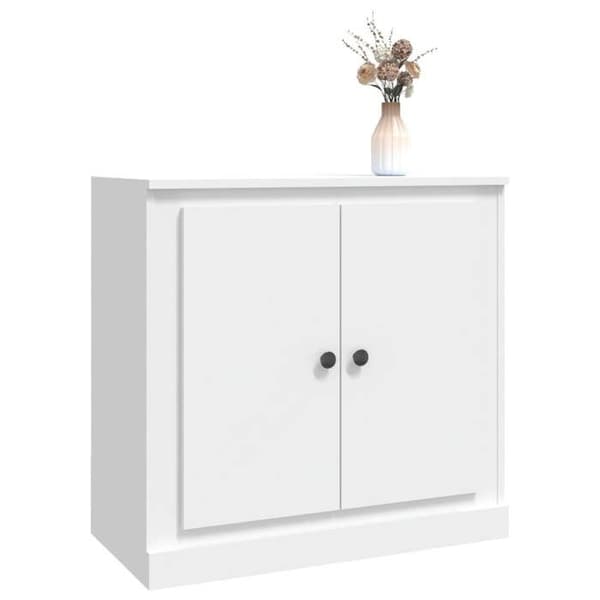 Maison Exclusive - Buffé vit 70x35,5x67,5 cm ingenjörsträ